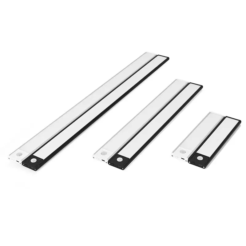 LED Motion Sensor Night Light – USB Rechargeable Under-Cabinet Lighting for Kitchens, Bedrooms & Wardrobes | Smart Indoor Sensor Lamp